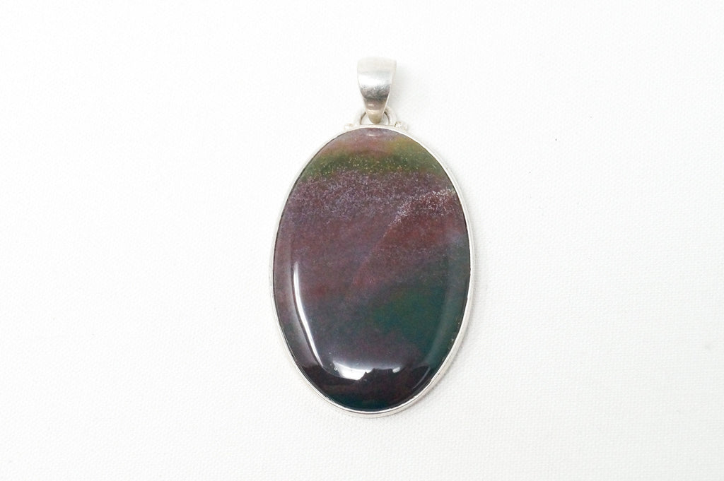 Large Vintage Fluorite Southwest Sterling Silver Necklace Pendant | Jewelry > Necklaces > Pendants | Wiccan Center