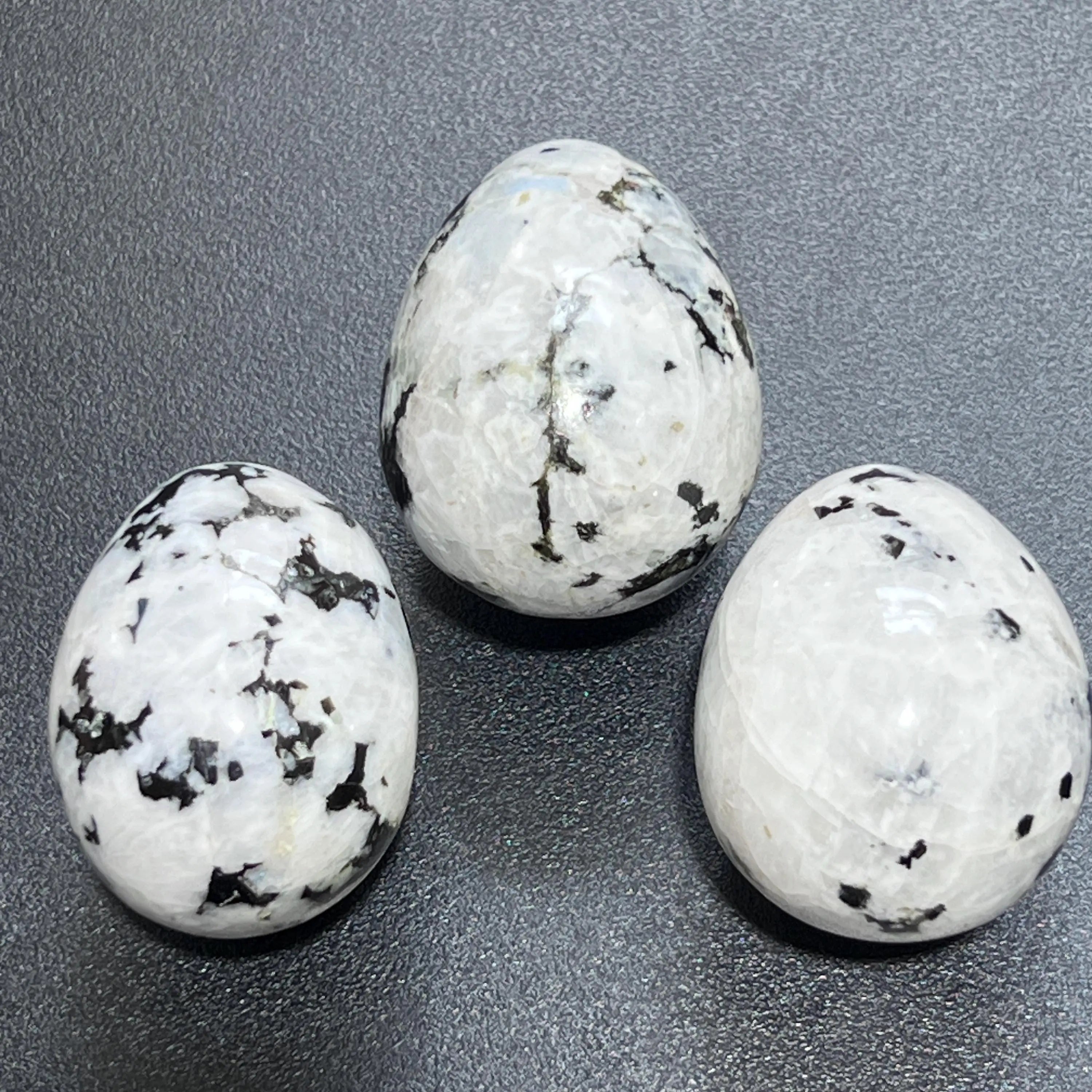 Rainbow Moonstone Polished Egg Carving Gemstone Decor Gifts And Supplies | Home & Living > Home Decor > Home Accents > Rocks & Geodes | Wiccan Center
