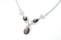 Vintage Designer Van Dell Black MOP Sterling Silver Necklace | Jewelry > Necklaces | Wiccan Center