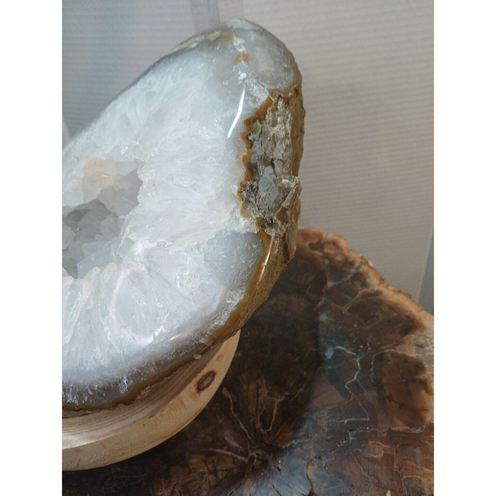 Large Natural Madagascar Agate Geode — 19.3 lbs, Museum-Quality Quartz Specimen | CrystalCloud Company | Geodes & Clusters | Wiccan Center