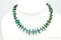 Vintage Native American Turquoise Porcupine Quill Sterling Silver Necklace | Jewelry > Necklaces > Pendants | Wiccan Center