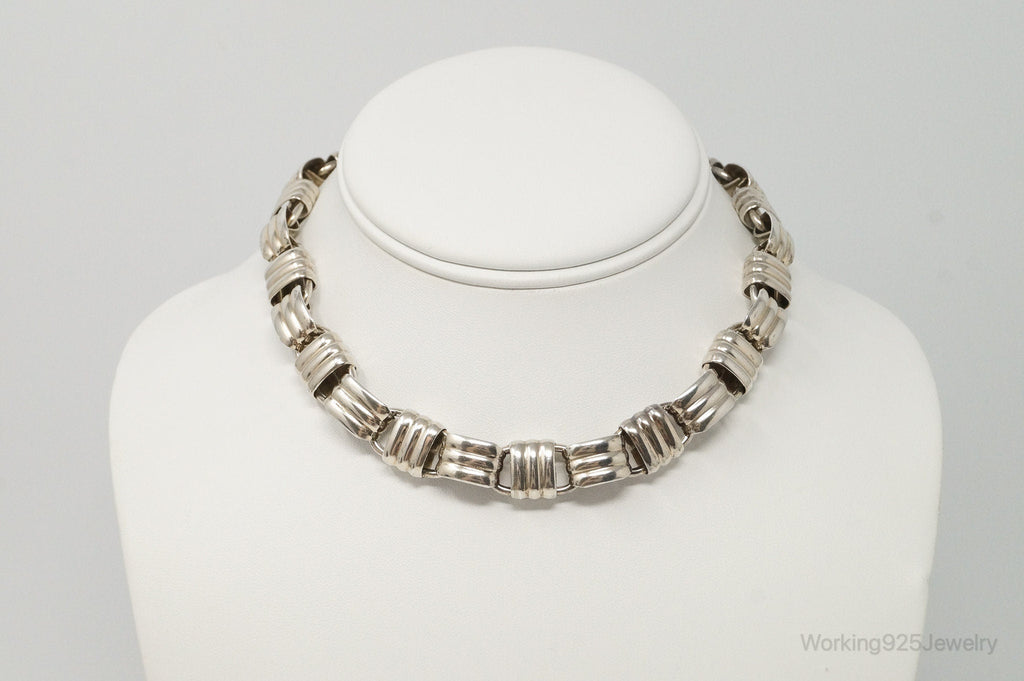 Vintage Designer Napier Sterling Silver Link Necklace | Jewelry > Necklaces > Pendants | Wiccan Center