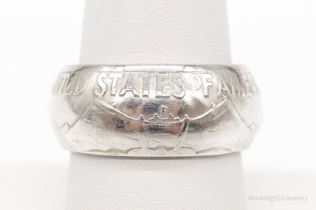 Vintage 1960 Half Dollar Silver Ring - Size 7 | Jewelry > Rings | Wiccan Center