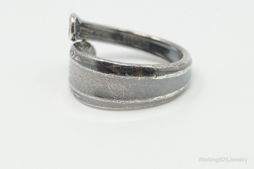 Antique International Sterling "Prelude" Floral Silver Spoon Ring Size 6 | Jewelry > Rings | Wiccan Center