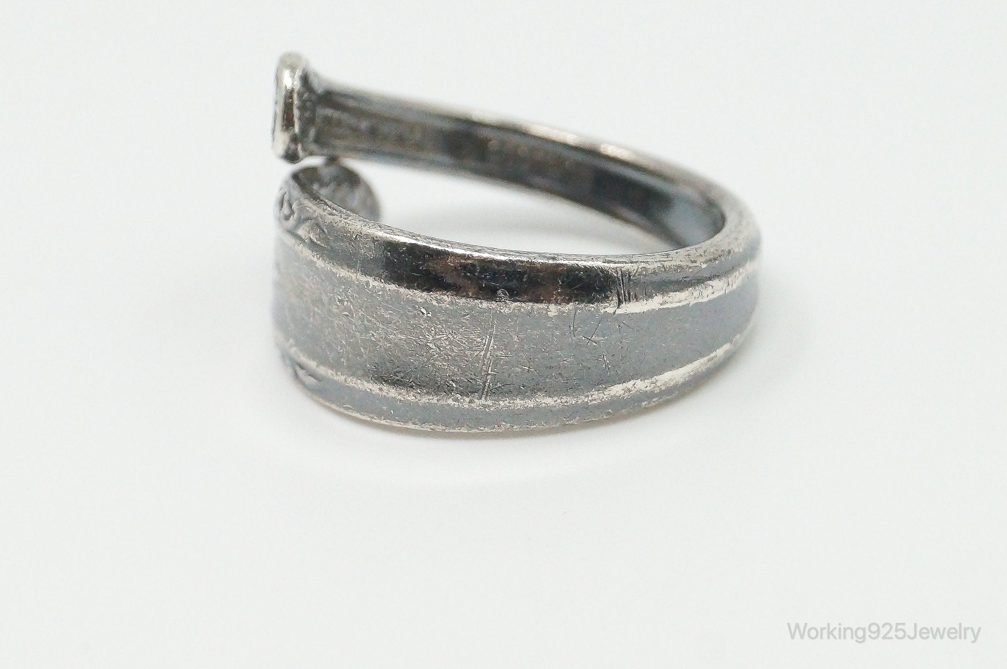 Antique International Sterling "Prelude" Floral Silver Spoon Ring Size 6 | Jewelry > Rings | Wiccan Center