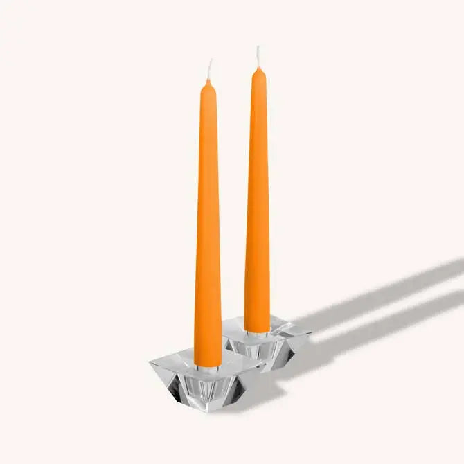Orange Taper Candles - 12 Inch - 12 Pack | Tapered Candle/Candlestick | Wiccan Center