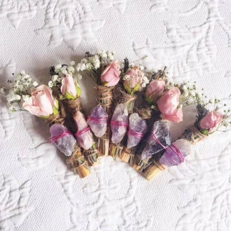 Amethyst - Heartfelt Peace & Sweet Dreams Smudge Stick