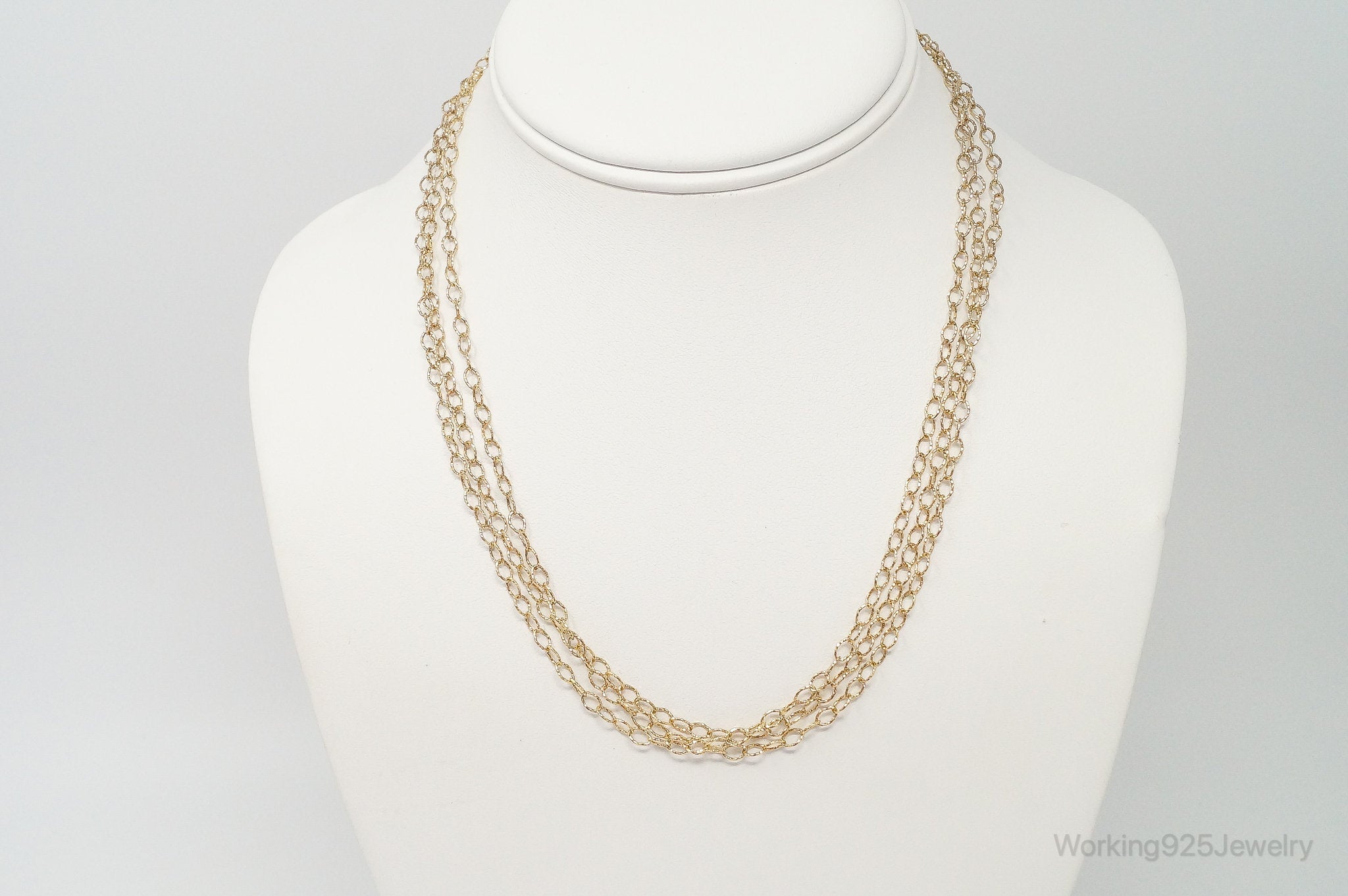 Italian Vintage Designer LIRM Gold Vermeil Sterling Silver Necklace | Jewelry > Necklaces > Pendants | Wiccan Center