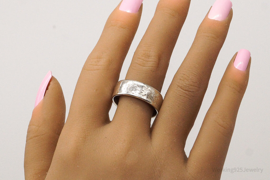 Vintage 1942 Half Dollar Silver Ring - Size 9 | Jewelry > Rings | Wiccan Center