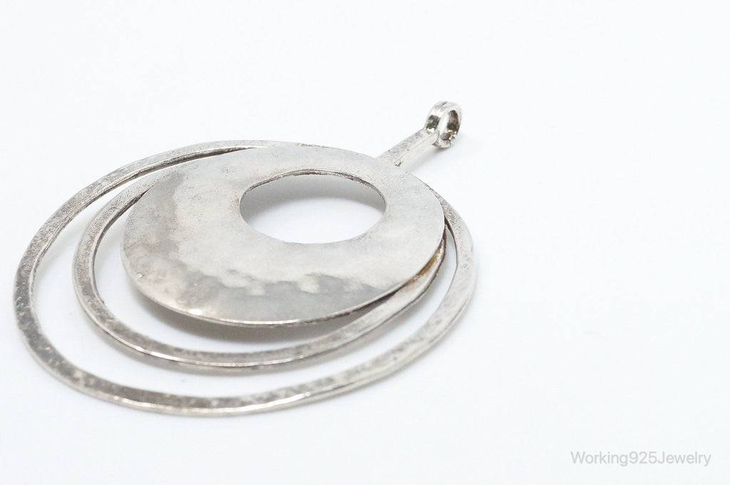 Retired Silpada Hammered Rings Sterling Silver Necklace Pendant | Jewelry > Necklaces > Pendants | Wiccan Center