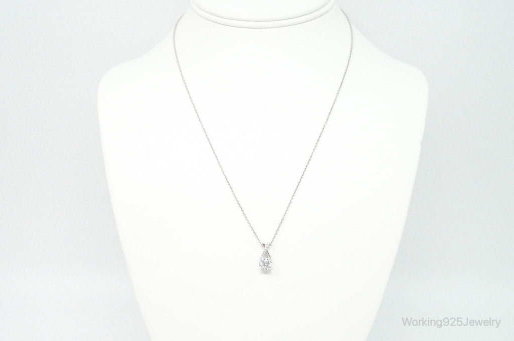 Vintage Designer Lafonn Cubic Zirconia Sterling Silver Necklace | Jewelry > Necklaces > Pendants | Wiccan Center