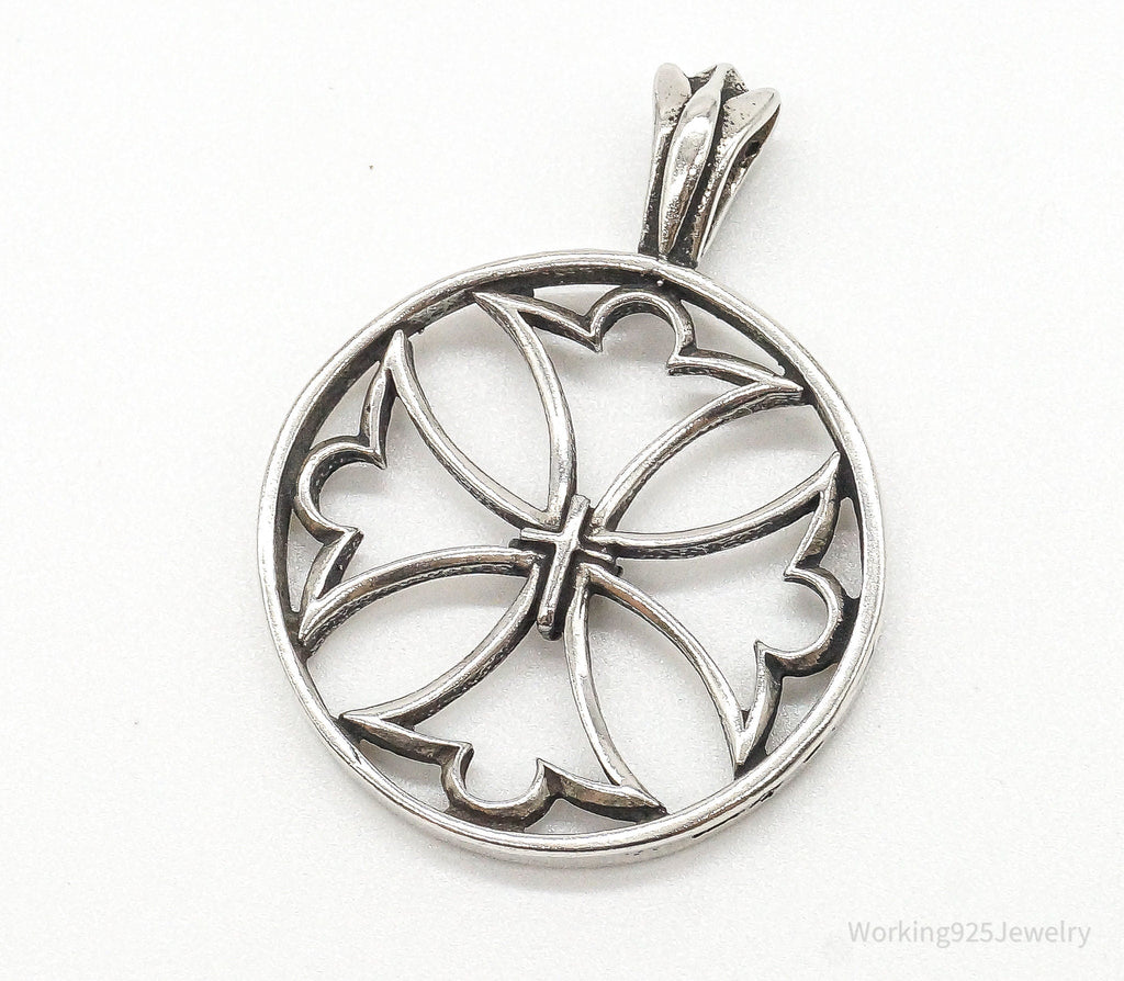 Vintage Cut Out Cross Sterling Silver Pendant | Jewelry > Necklaces > Pendants | Wiccan Center