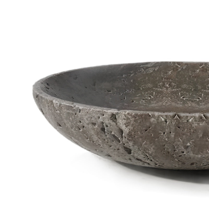 Wabi Sabi Gray Travertine Tray