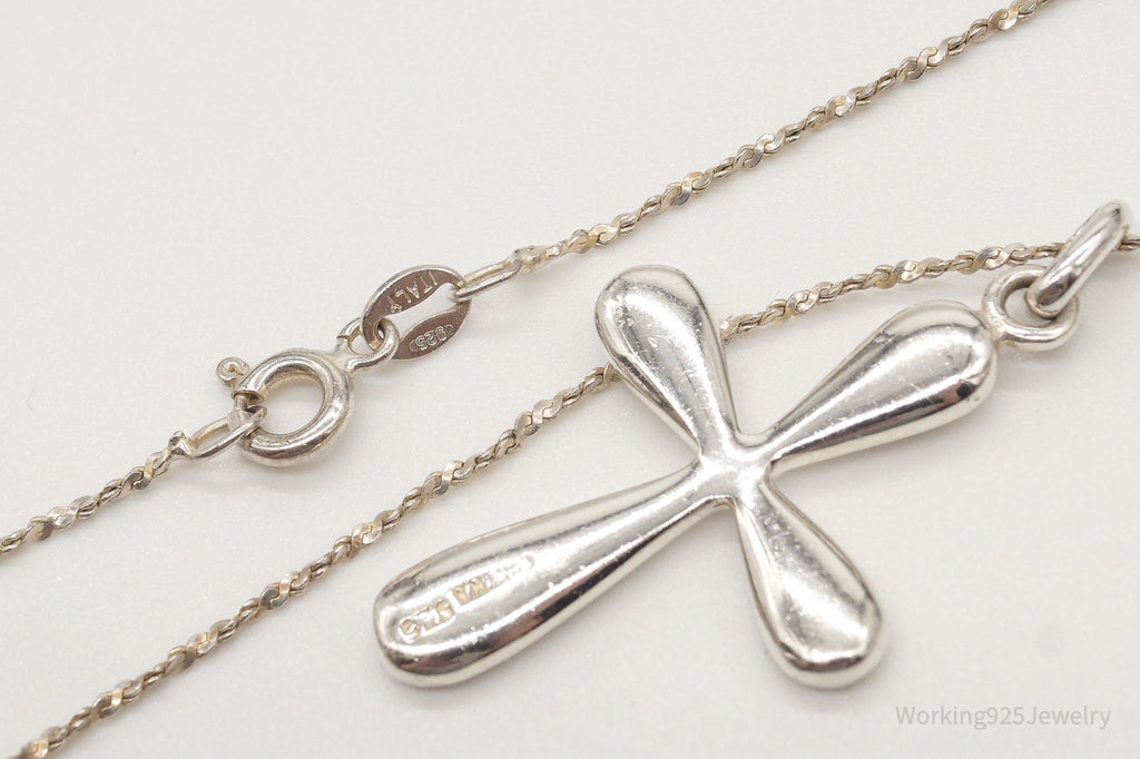 Vintage Designer Boma Cross Sterling Silver Necklace | Jewelry > Necklaces > Pendants | Wiccan Center
