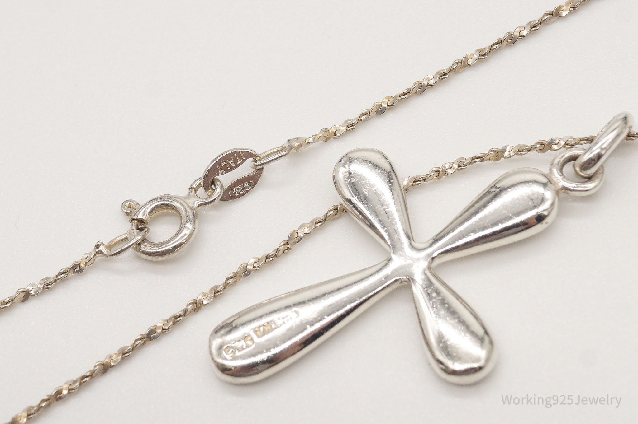 Vintage Designer Boma Cross Sterling Silver Necklace | Jewelry > Necklaces > Pendants | Wiccan Center
