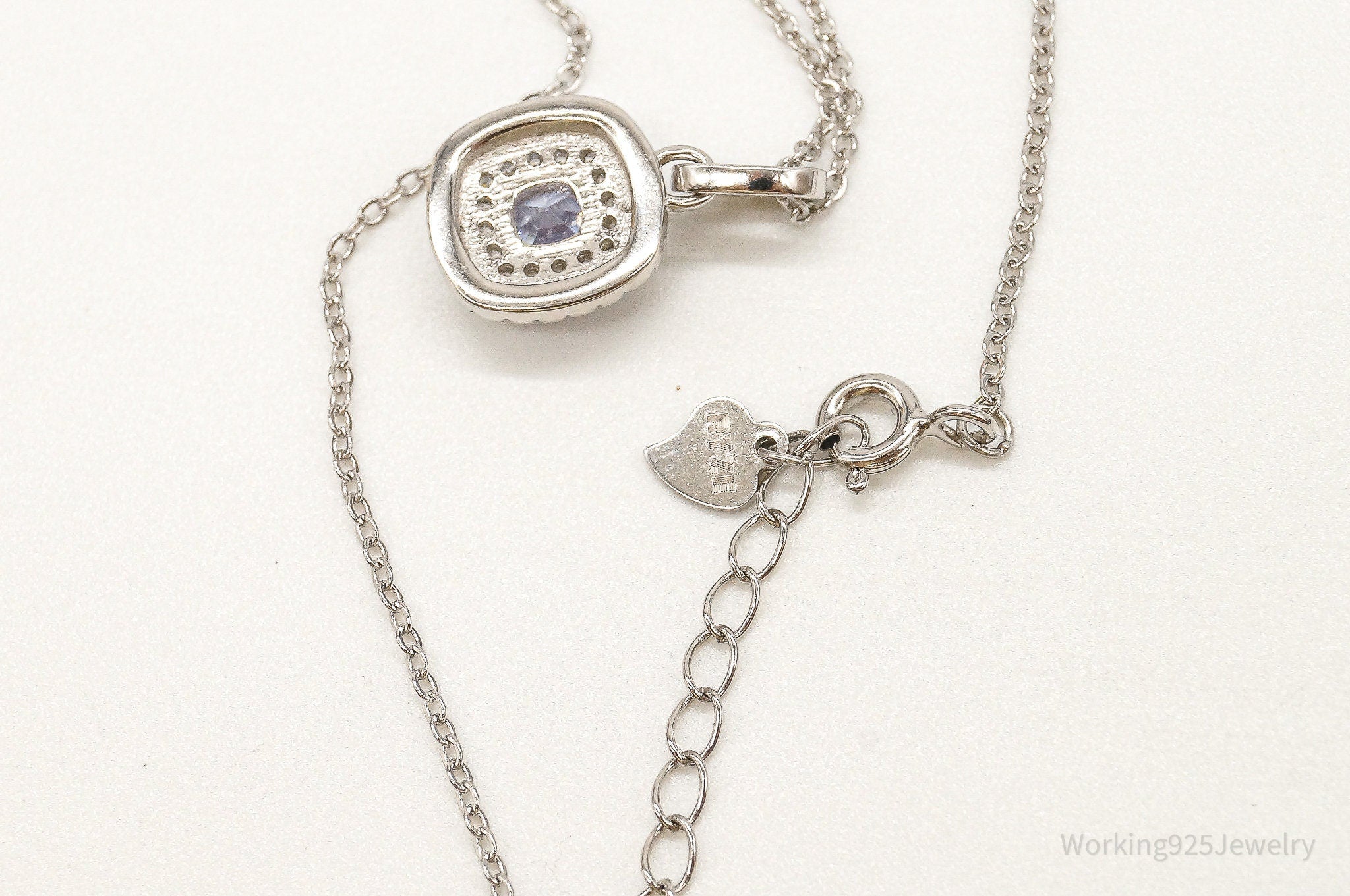 Designer Ryze Cubic Zirconia Sterling Silver Necklace | Jewelry > Necklaces > Pendants | Wiccan Center