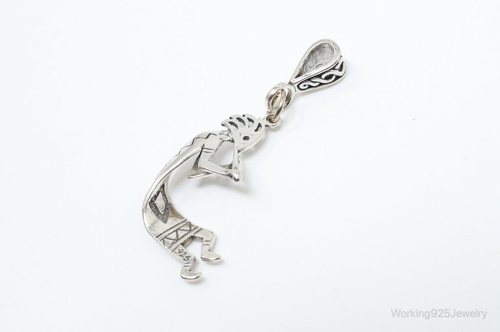 Large Vintage Native American Dancing Kokopelli Sterling Silver Pendant | Jewelry > Necklaces > Pendants | Wiccan Center