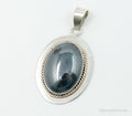 Vintage Large Hematite Sterling Silver Pendant | Jewelry > Necklaces > Pendants | Wiccan Center