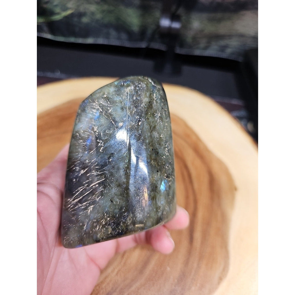 1LB 1Pcs Natural Rainbow Labradorite Crystal Spectrolite Stone