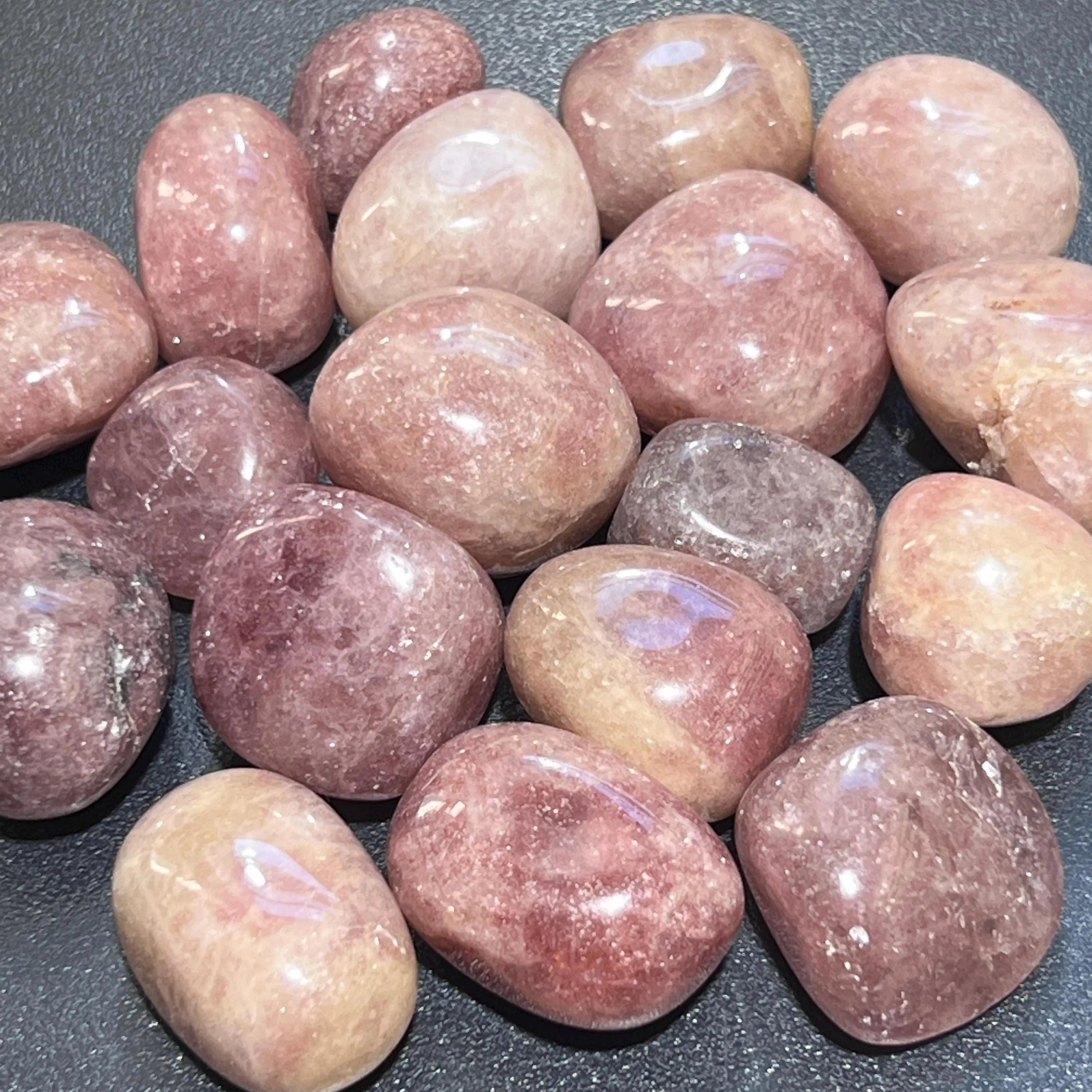 Red Strawberry Quartz Tumbled Bulk Wholesale Lot Polished Gemstones Decor Supply | Home & Living > Home Decor > Home Accents > Rocks & Geodes | Wiccan Center