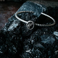 Oval Meteorite Cuff Bracelet | Bracelet | Wiccan Center