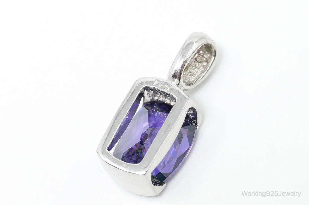 Vintage Amethyst Sterling Silver Necklace Pendant | Jewelry > Necklaces > Pendants | Wiccan Center