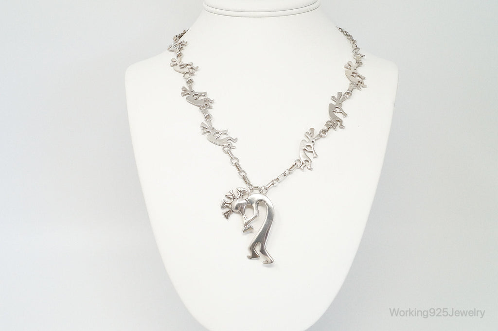 Vintage Native America GSNM Dancing Kokopelli Sterling Silver Necklace | Jewelry > Necklaces > Pendants | Wiccan Center