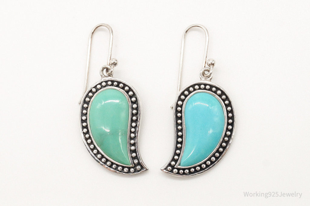 Designer SX Turquoise Sterling Silver Earrings | Jewelry > Earrings | Wiccan Center