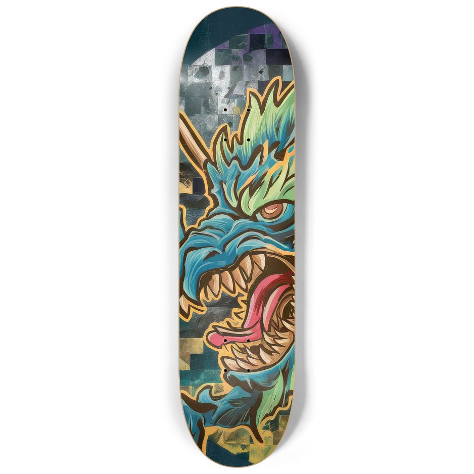 2 Skateboard Series Art - Dragons Roar | Skateboard | Wiccan Center