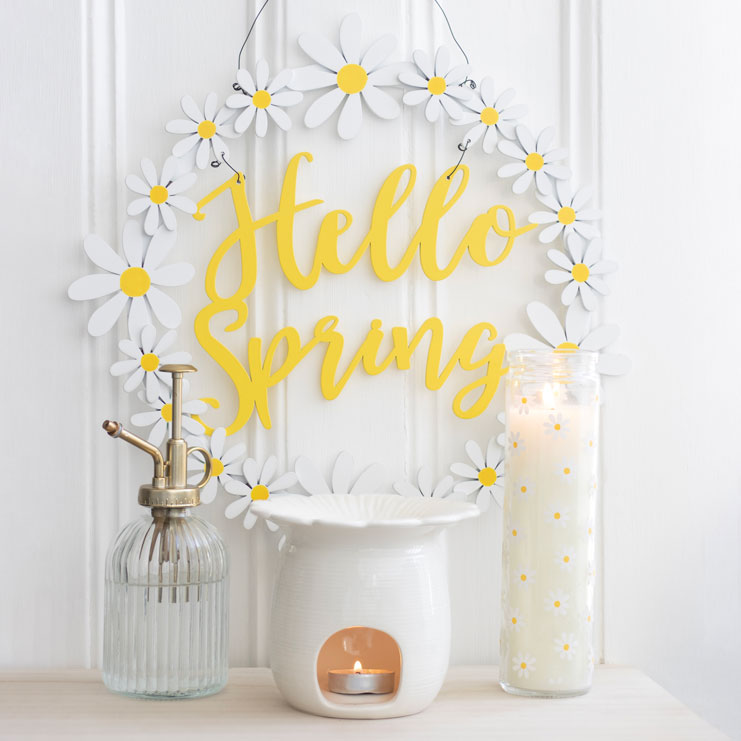 Daisy Flower Shaped Oil Burner | Wax Melt Warmer | Wiccan Center
