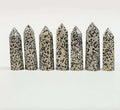 Dalmatian Jasper Destiny Tower | Obelisk | Wiccan Center