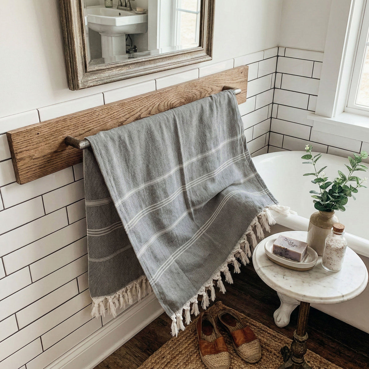 Haley Stripe Towel 180GSM | | Wiccan Center
