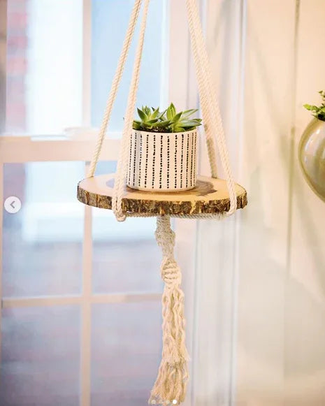 Macrame Plant Hanger, Macrame Pot Holder, Plant | Home & Garden | Wiccan Center