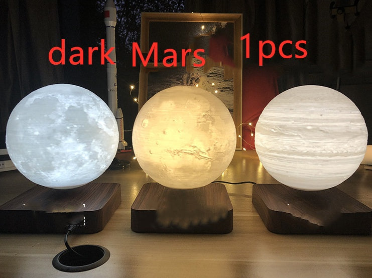 Magnetic Levitation Table Lamp Moon Light 3D Printing Planet Night Light | 0 | Wiccan Center