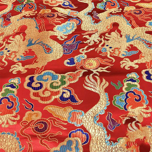 75cm Chinese Style Dragon Cheongsam Brocade Fabric | Fabric | Wiccan Center
