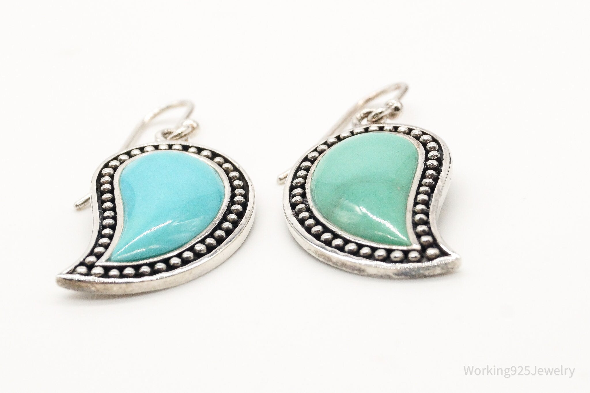 Designer SX Turquoise Sterling Silver Earrings | Jewelry > Earrings | Wiccan Center