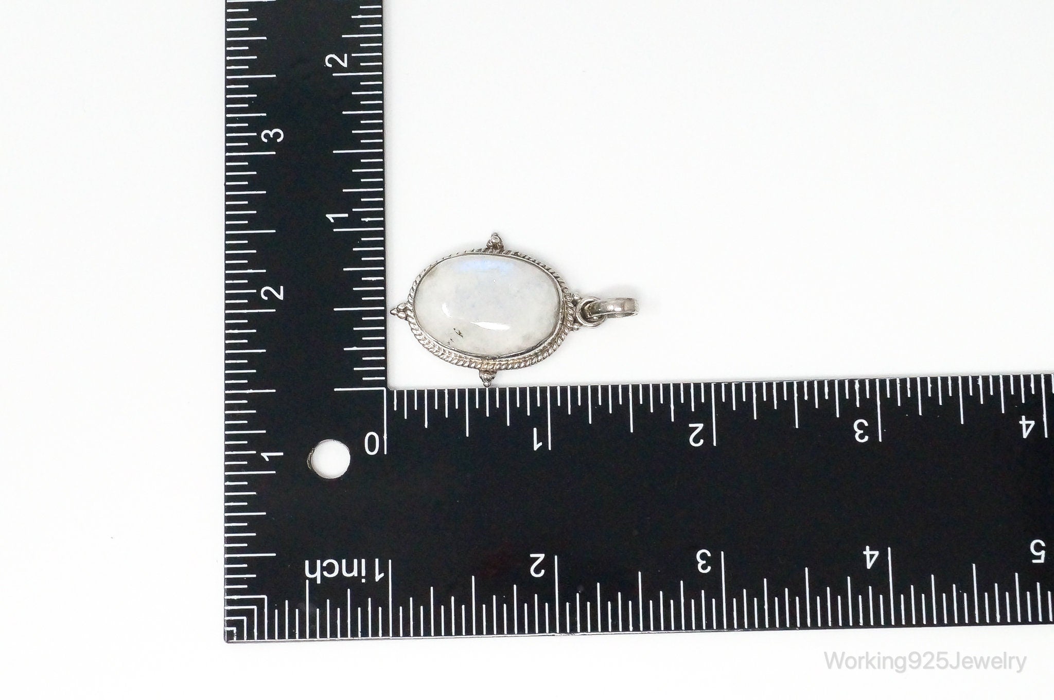 Vintage Moonstone Sterling Silver Southwestern Necklace Pendant | Jewelry > Necklaces > Pendants | Wiccan Center