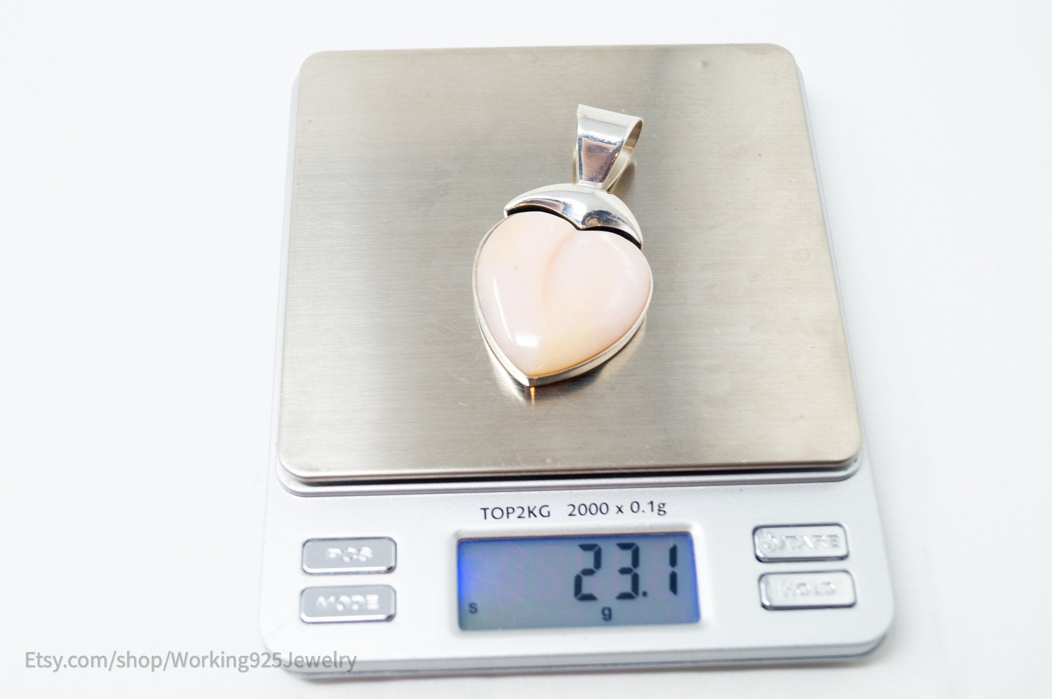 Vtg Designer Desert Rose Trading Pink Quartz Sterling Silver Necklace Pendant | Jewelry > Necklaces > Pendants | Wiccan Center