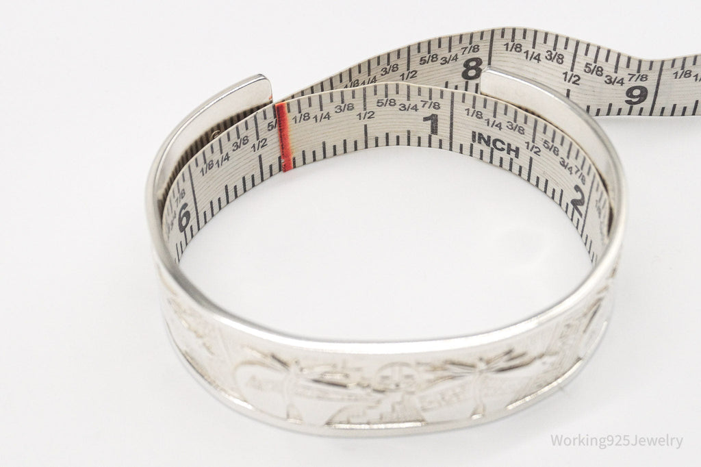 Vintage Carolyn Pollack Relios RMT Storyteller Sterling Silver Bracelet | Jewelry > Bracelets | Wiccan Center