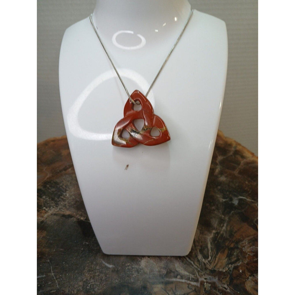 Ocean Jasper Agate Necklace — 925 Sterling Silver Chain