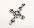 VTG RARE Large Mexico Modernist Bernice Goodspeed Sterling Silver Cross Pendant | Jewelry > Necklaces > Pendants | Wiccan Center
