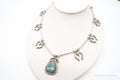 Vintage Native American Turquoise Silver Necklace | Jewelry > Necklaces > Pendants | Wiccan Center