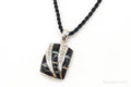 Vintage ROX Opal Cubic Zirconia Black Onyx Sterling Silver Necklace | Jewelry > Necklaces > Pendants | Wiccan Center