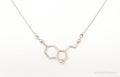 Serotonin Molecule Sterling Silver Necklace | Jewelry > Necklaces > Pendants | Wiccan Center