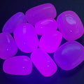 Pink Mangano Calcite Tumbled Stones (UV Reactive)(By The Piece Or Pound) | Home & Living > Home Decor > Home Accents > Rocks & Geodes | Wiccan Center