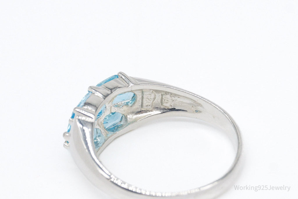 Vintage Blue Topaz Sterling Silver Ring - Size 10 | Jewelry > Rings | Wiccan Center