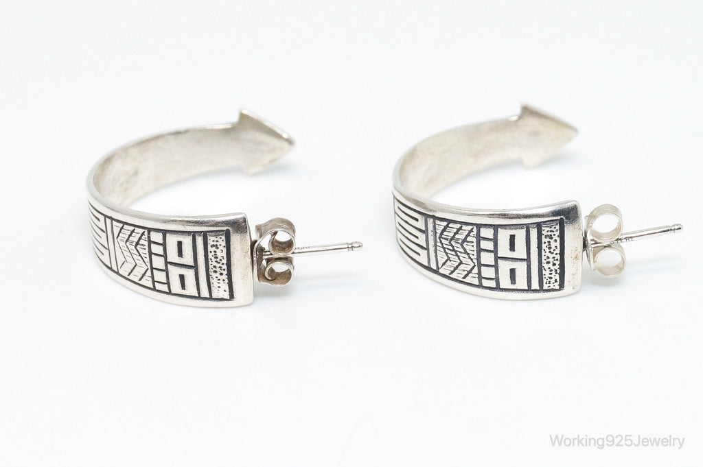 Native Designer Carolyn Pollack Relios RMT Tribal Sterling Silver Earrings | Jewelry > Earrings | Wiccan Center