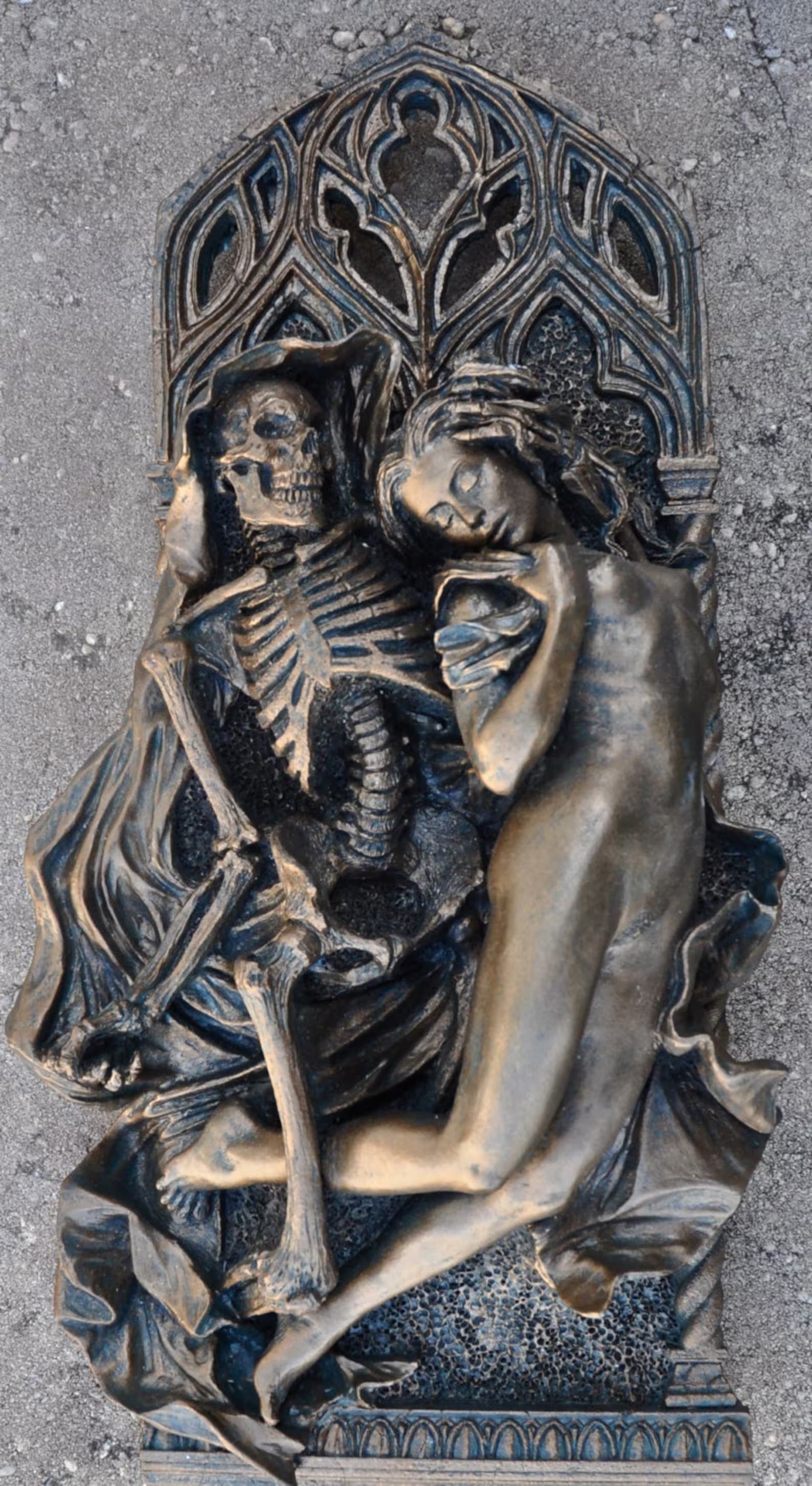Death and the Maiden Wall Plaque