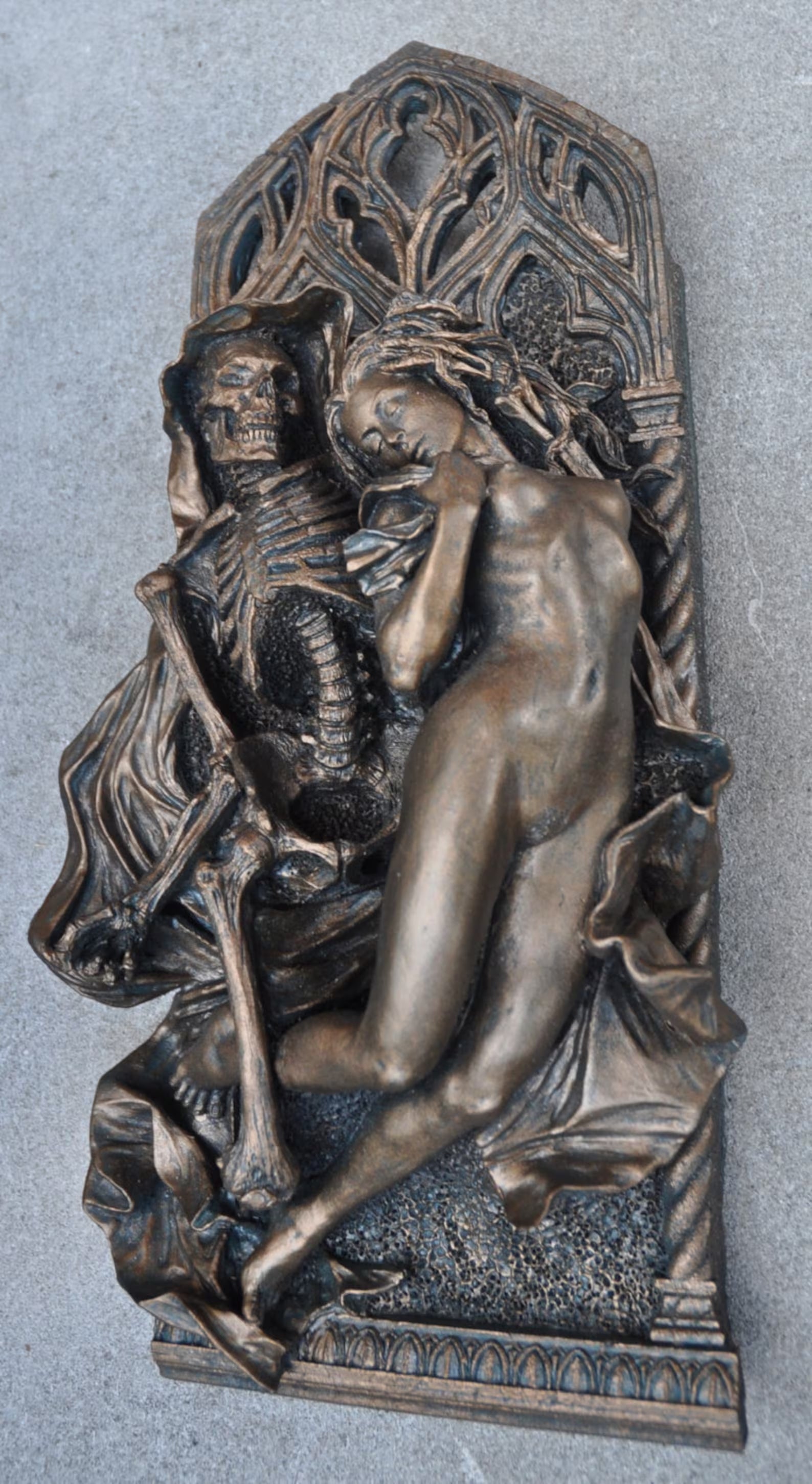Death and the Maiden Wall Plaque