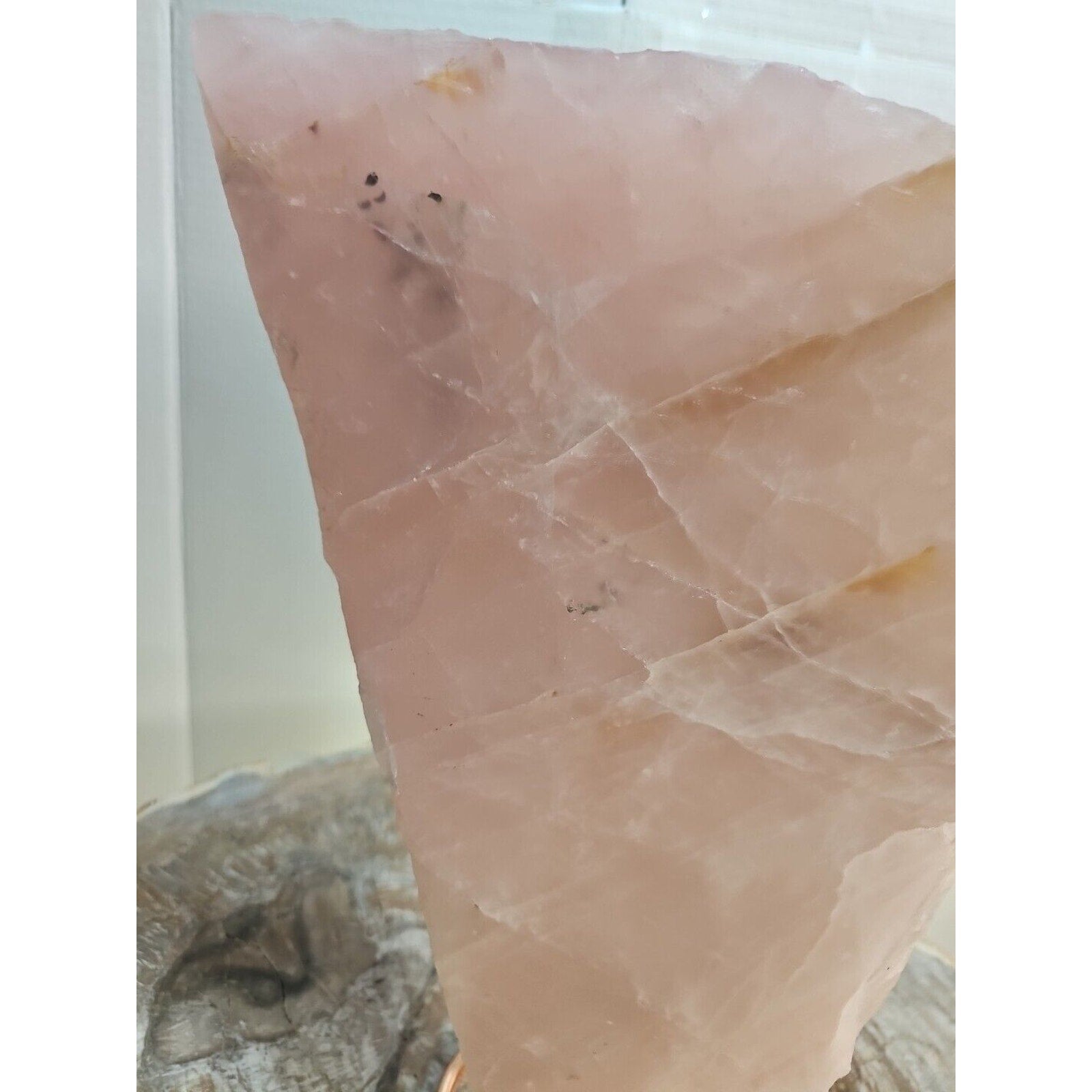 Natural Rose Quartz Crystal Stone Slices — 5.72 lbs from China | CrystalCloud Company | Mineral Specimens | Wiccan Center
